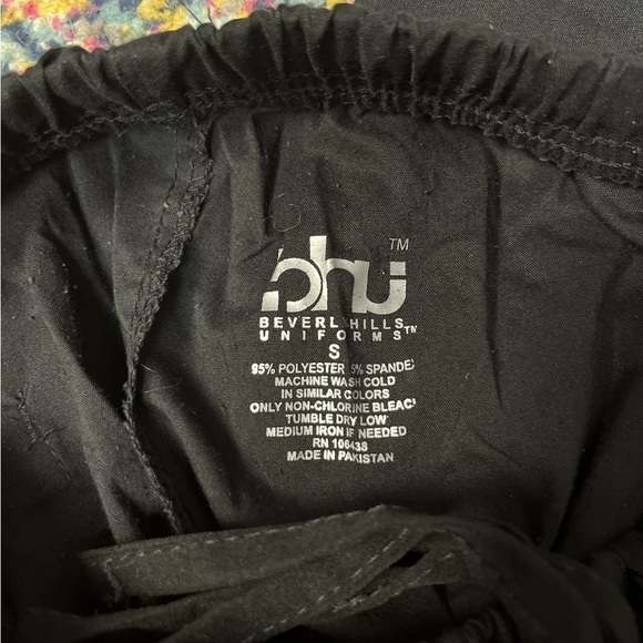 0124-172 Black Scrub Pants - Picture 2 of 2